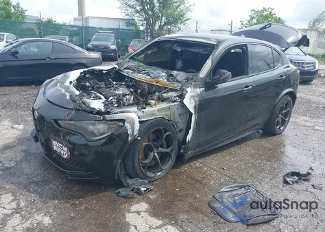 2018 Alfa Romeo Stelvio Quadrifoglio Awd from USA, damaged, VIN ZASFAKEV6J7C22226